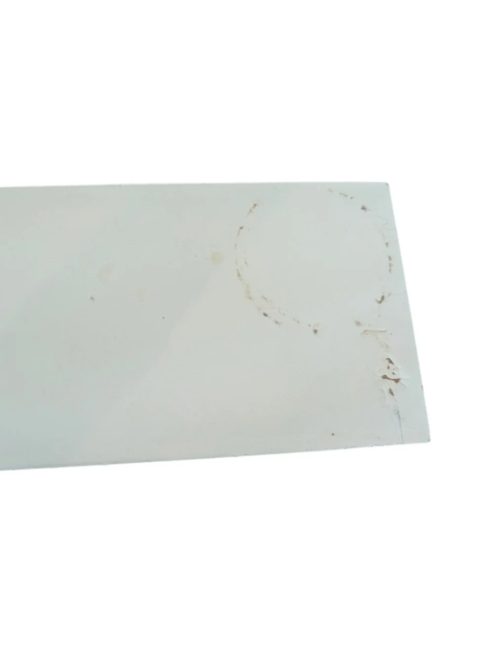 White Decorative Wall Shelf with Scalloped Apron